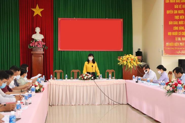 Thường trực HĐND tỉnh khảo sát công tác giải phóng mặt bằng trên địa bàn huyện Tân Biên